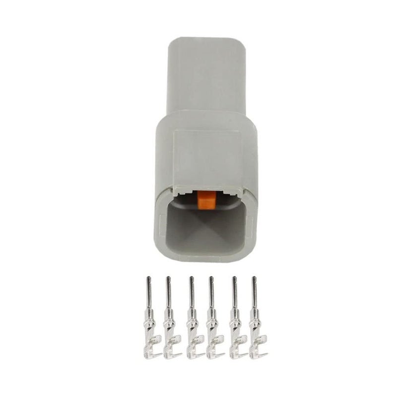 CNLW 5 Sets Automotive Connector Waterproof Plug Sheath with Terminal DTM06-6S / DTM04-6P - Image 4